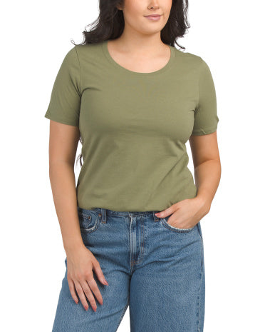 ATM Jersey Crew Neck Tee Qadın Köynəyi