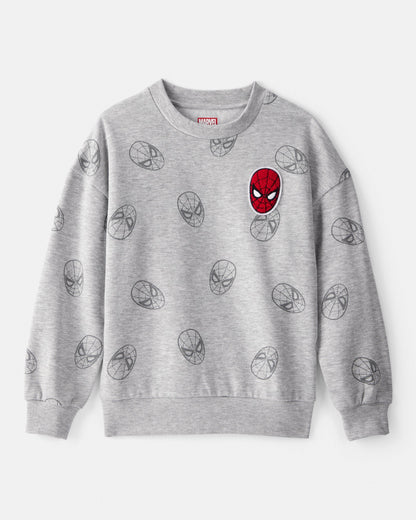 Carter's Oğlan Marvel Spider-Man Pulover Bluzu - Boz