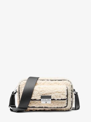 Michael Kors Bradshaw Extra-Small Faux Shearling Camera Çantası
