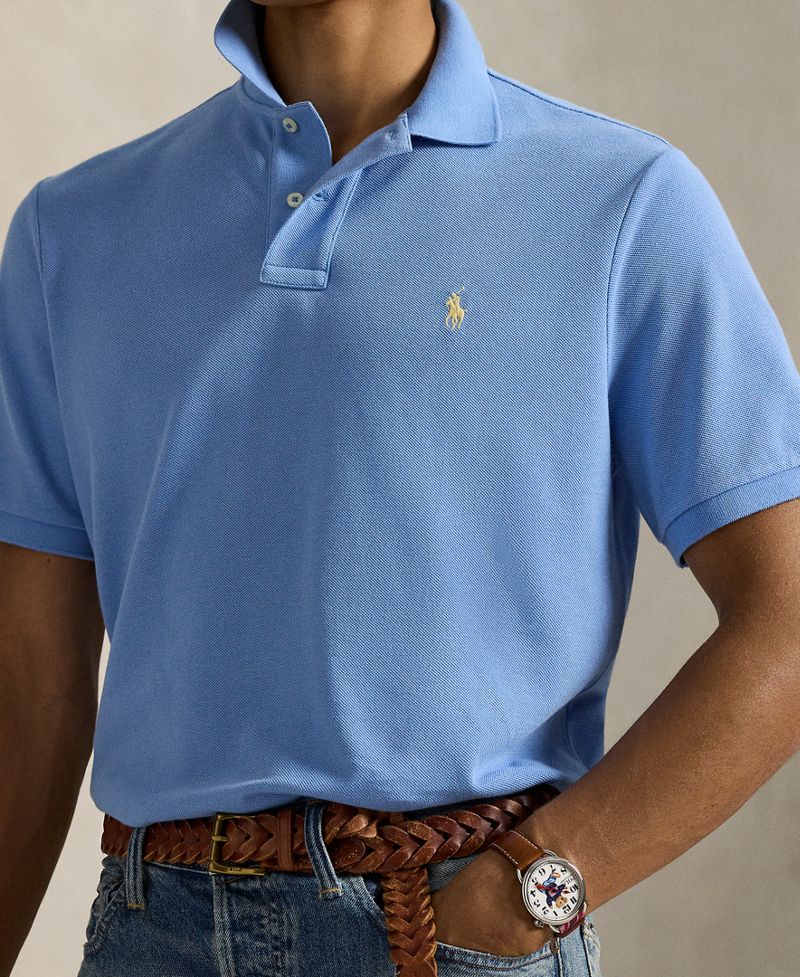 Polo Ralph Lauren Kişi Klassik Fitli Pambıq Polo Köynəyi
