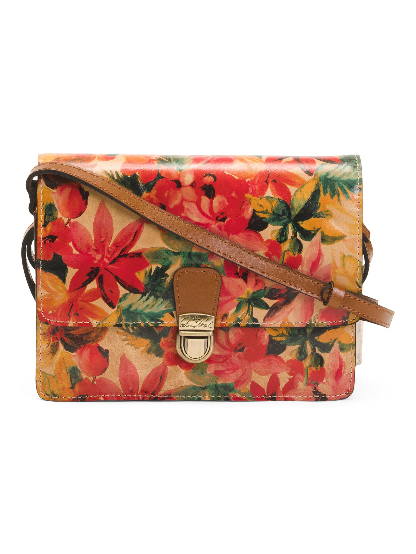 Leather Lanza Multi-Compartment Crossbody