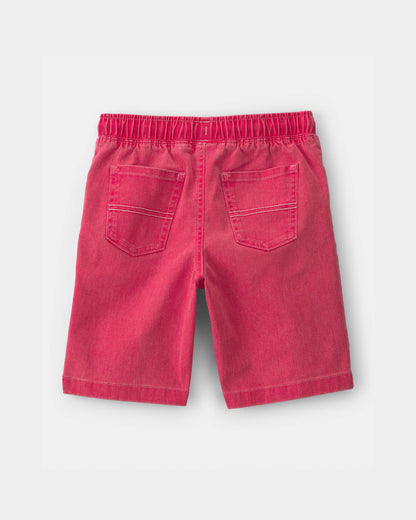 Carter's Oğlan Uzanabilan Twill Şortu - Qırmızı