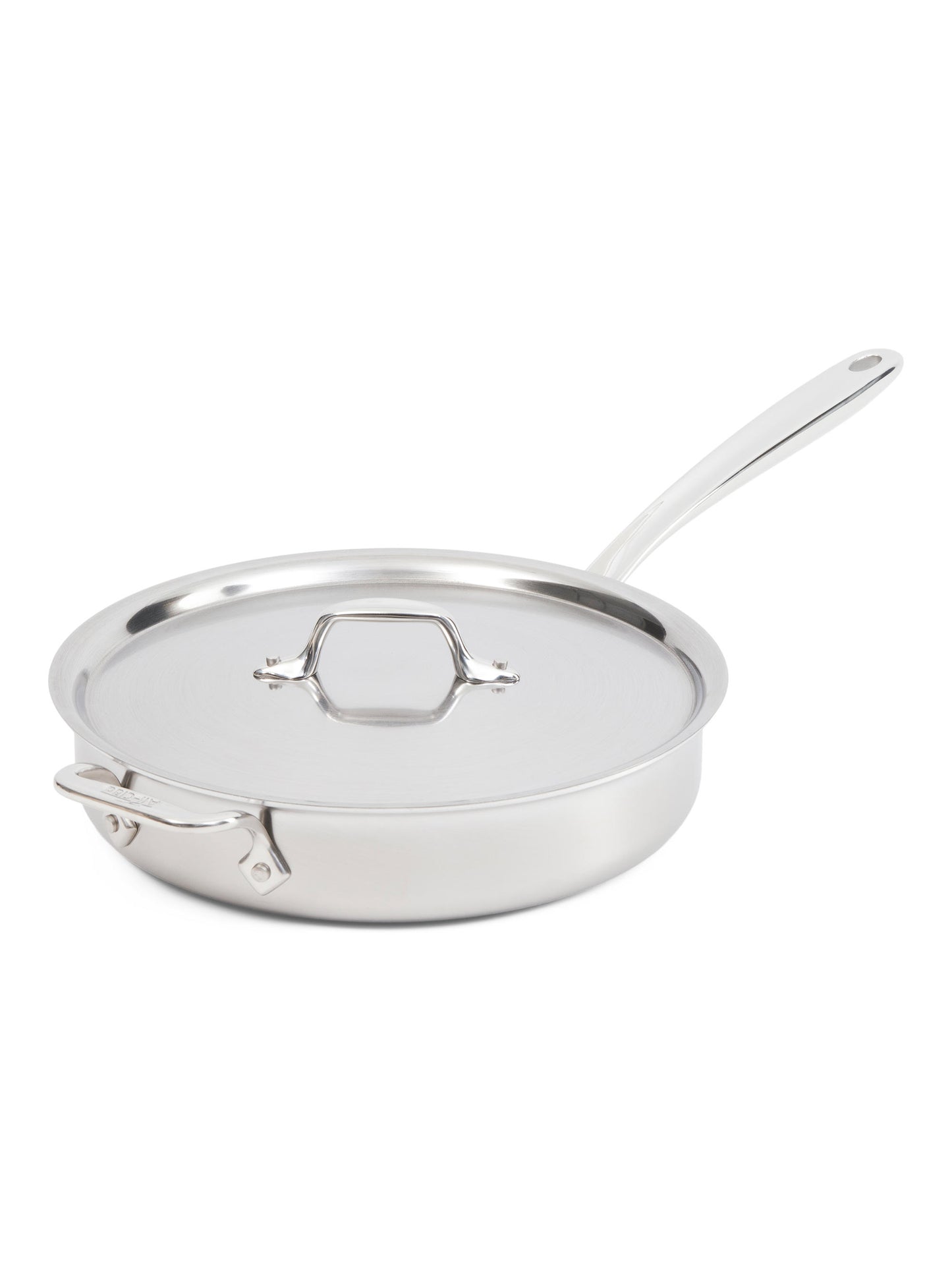 Birləşmiş Ştatlarda İstehsal Edilmiş 3 Quart Üç Qatlı Paslanmayan Çəlik Sote Qabı Kiçik Xətalarla