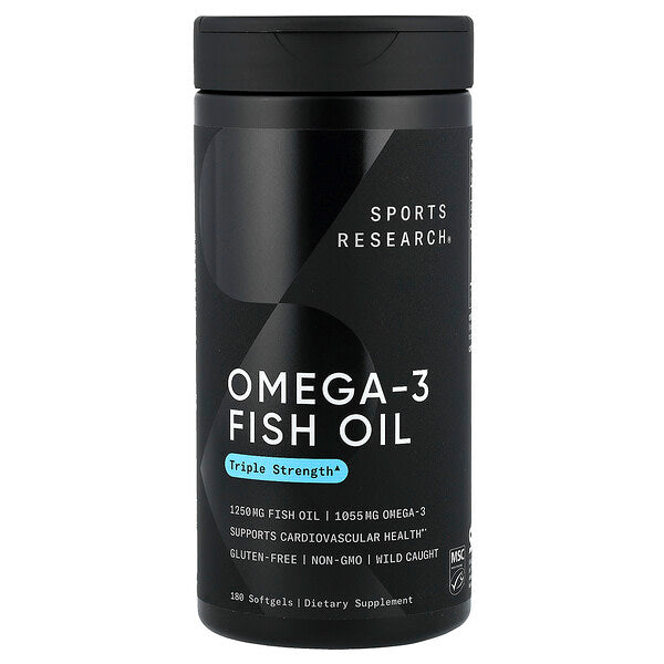 Sports Research Omega-3 Balıq Yağı 180 Softgel