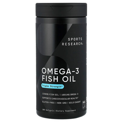 Sports Research Omega-3 Balıq Yağı 180 Softgel