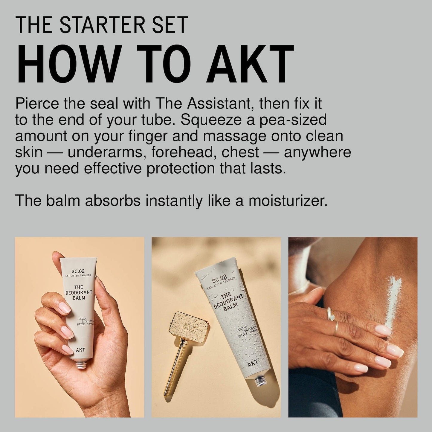 AKT London The Starter Set SC.02 After Thunder Deodorant Dəsti