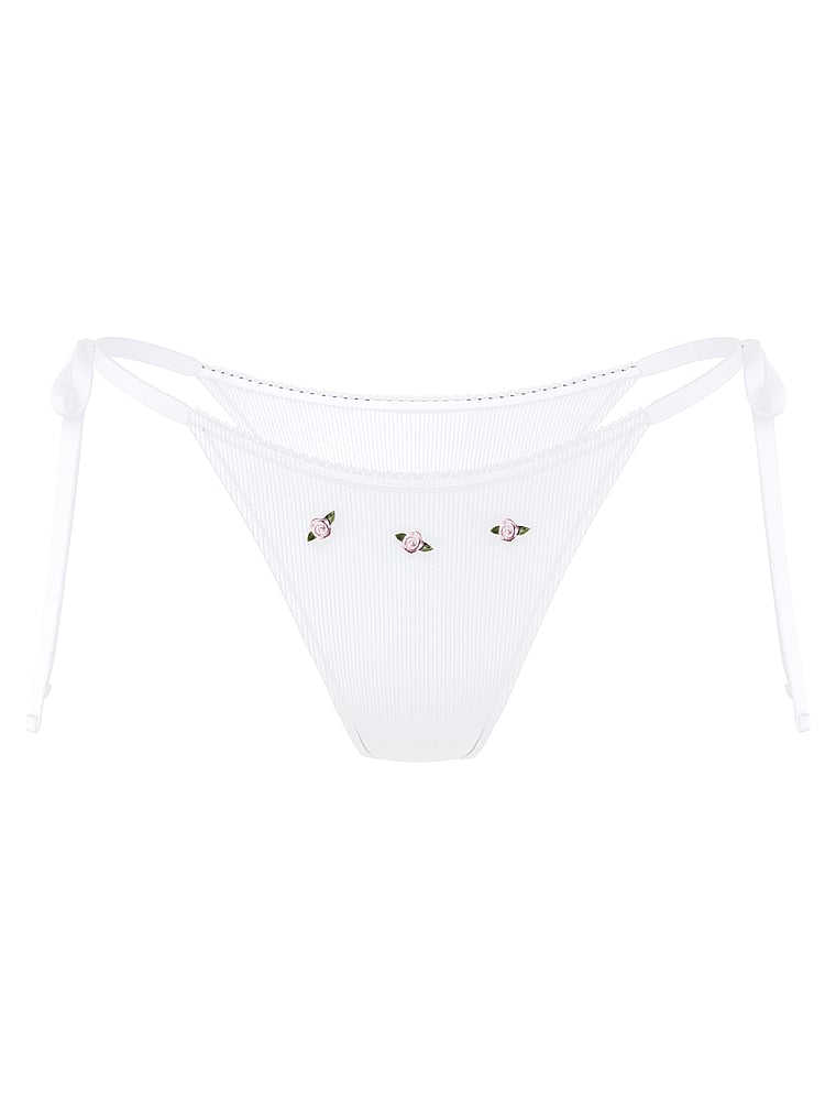 PINK Rosemary Itsy Rib Bikini Şortı