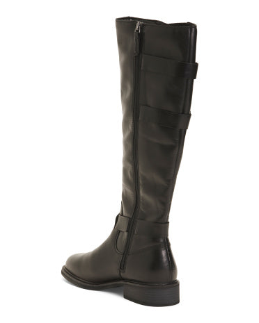 CLARKS Geniş Dəri Cologne Up Tall Rahat Çəkmə