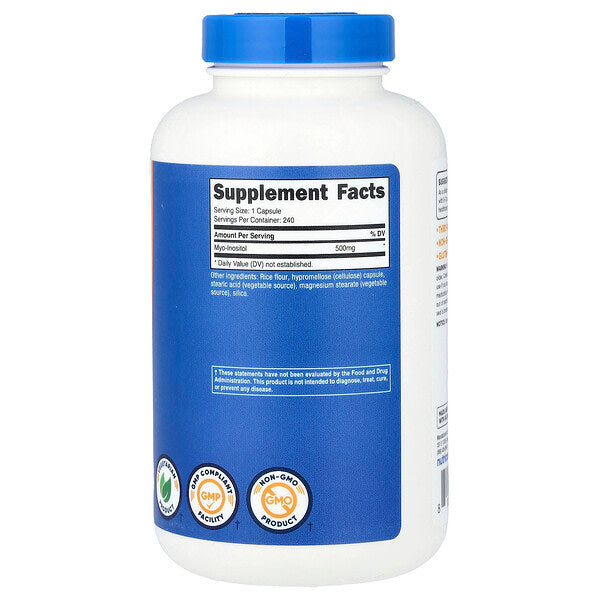 Nutricost Inositol 500 Mq 240 Kapsul