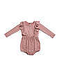 KYTE BABY Balaca Qız Uzun Qollu Herringbone Bubble Romper YoxYox