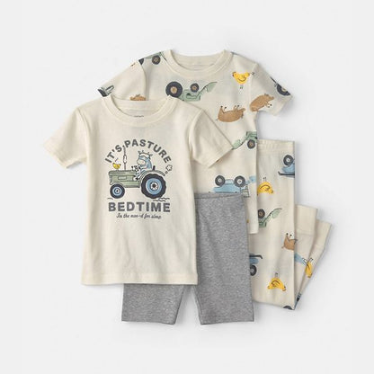 Uşaq Oğlan Carter's 4 Parçalı Pijama Dəsti