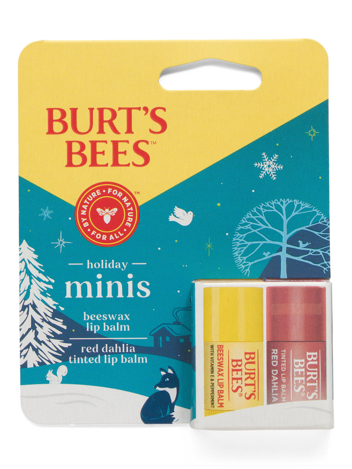 BURT'S BEES 2pk Mini Dodaq Balzamı Dəsti