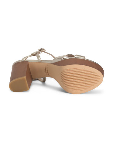 STUART WEITZMAN Leather Maia Platform Sandals