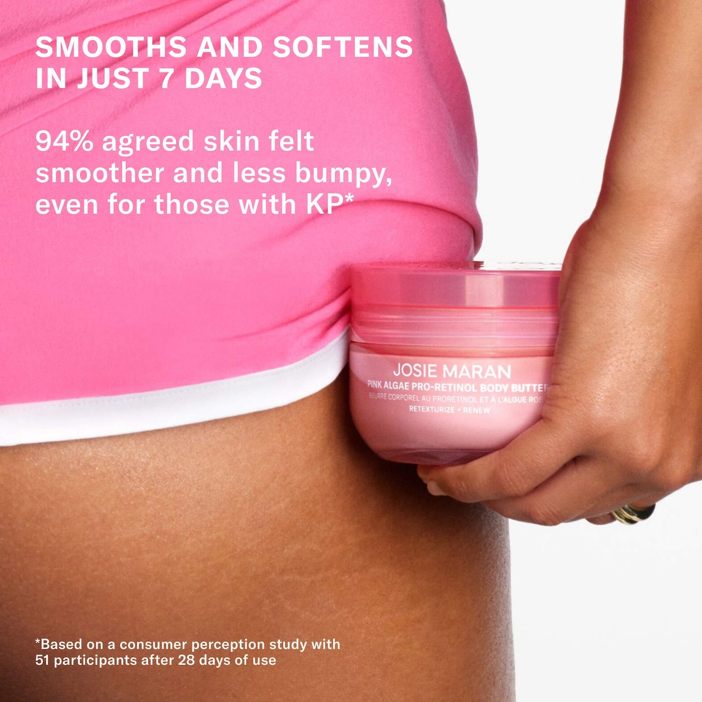 JOSIE MARAN Pink Algae Pro-Retinol Bədən Yağı Anti-Aging və KP üçün