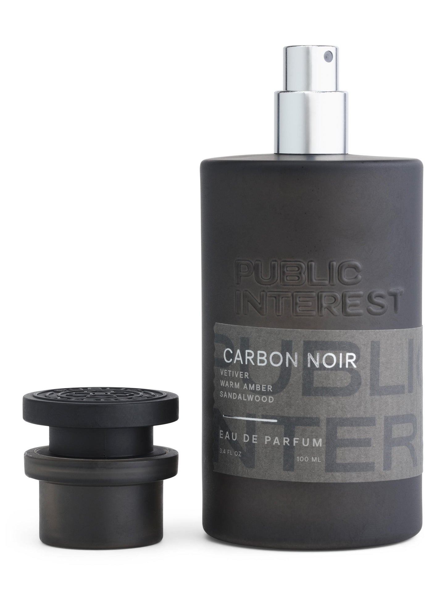 PUBLIC INTEREST 3.4oz Karbon Noir Eau De Parfum