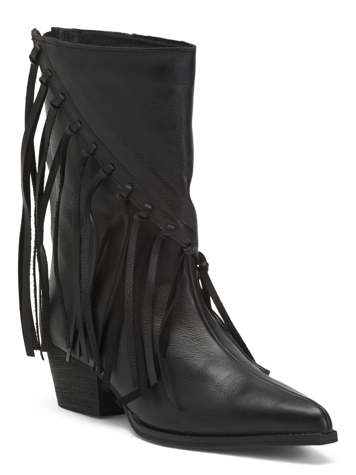 MATISSE Dəri Buck Fringe Çəkmə