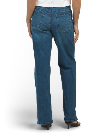 D. JEANS NEW YORK Yüksək Bel Geniş Paça Cins