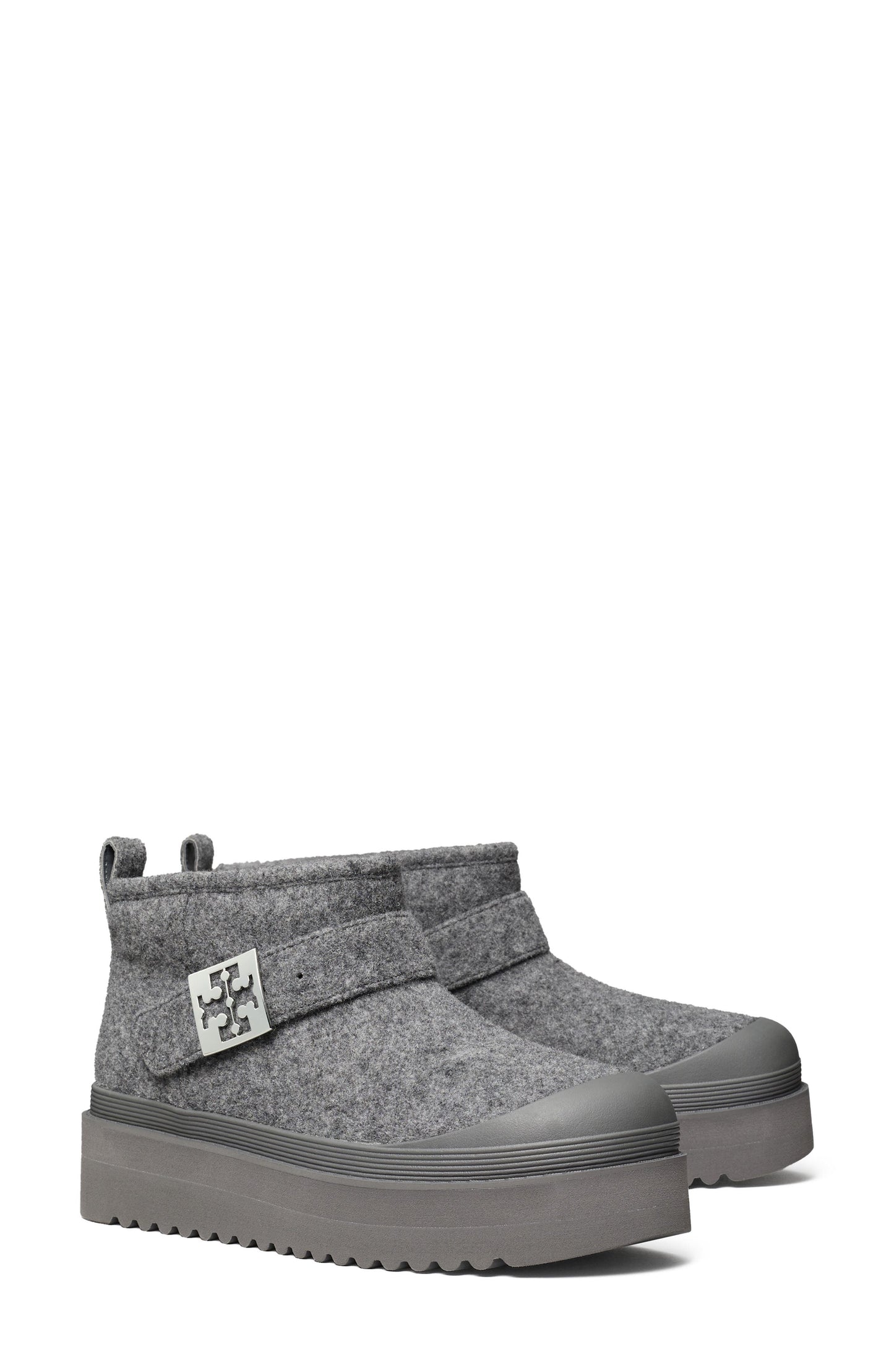 Tory Burch Mellow Xərçəng Dərisindən Astar İçində Platform Çəkmə