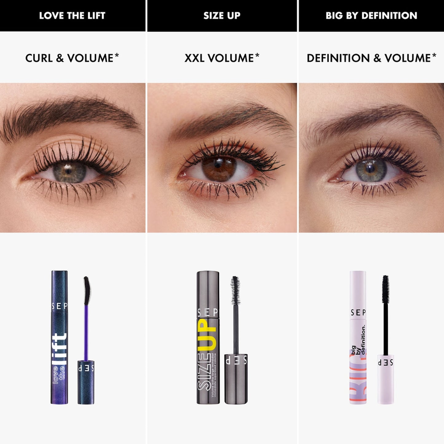 SEPHORA COLLECTION Mini Love The Lift Qıvrılma + Həcmləndirmə Maskası