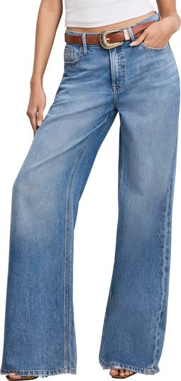 Good American Weightless Good Standard Ease Geniş Bacak Cinsləri