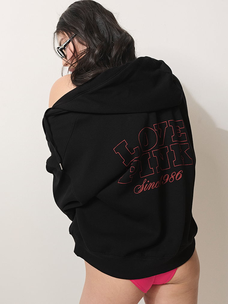 PINK Campus Fleece™ Full-Zip Huddi