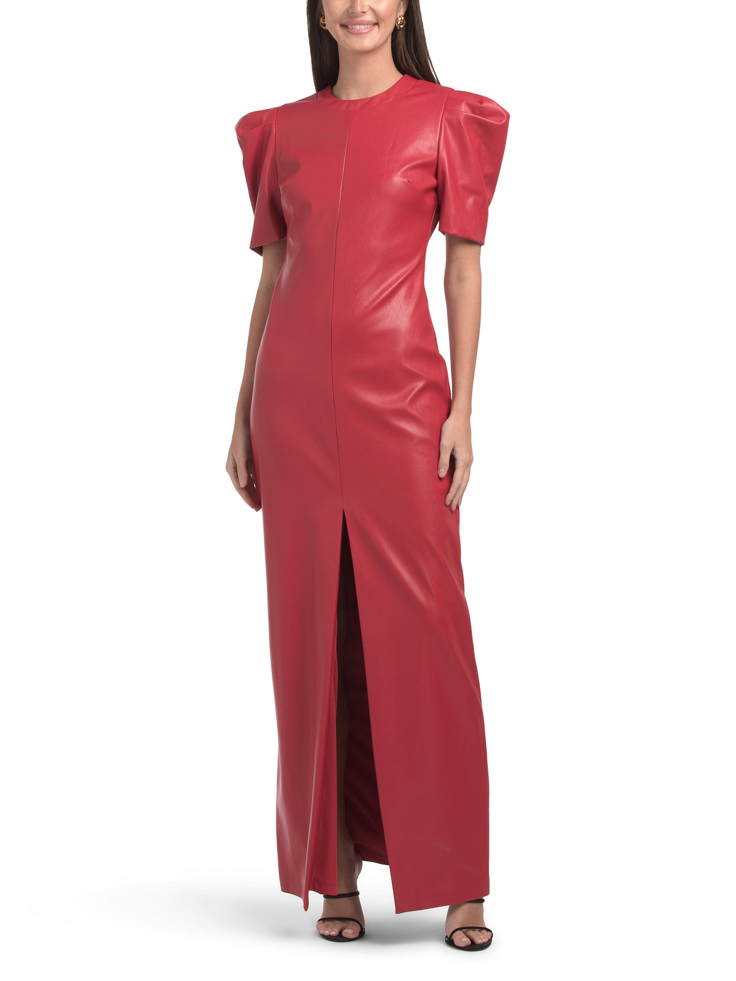 ONE33 SOCIAL Puff Sleeve Saxta Dəri Geyim