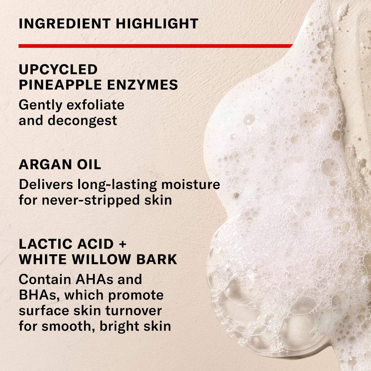 JOSIE MARAN Ananas Enzimlı Exfoliant + Aydınlatıcı Köpüklü Üz Yuma Jeli AHA-larla