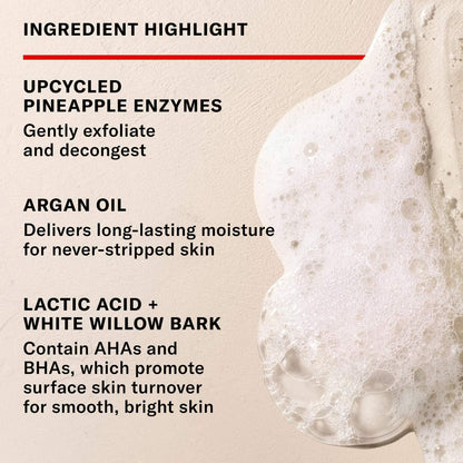 JOSIE MARAN Ananas Enzimlı Exfoliant + Aydınlatıcı Köpüklü Üz Yuma Jeli AHA-larla