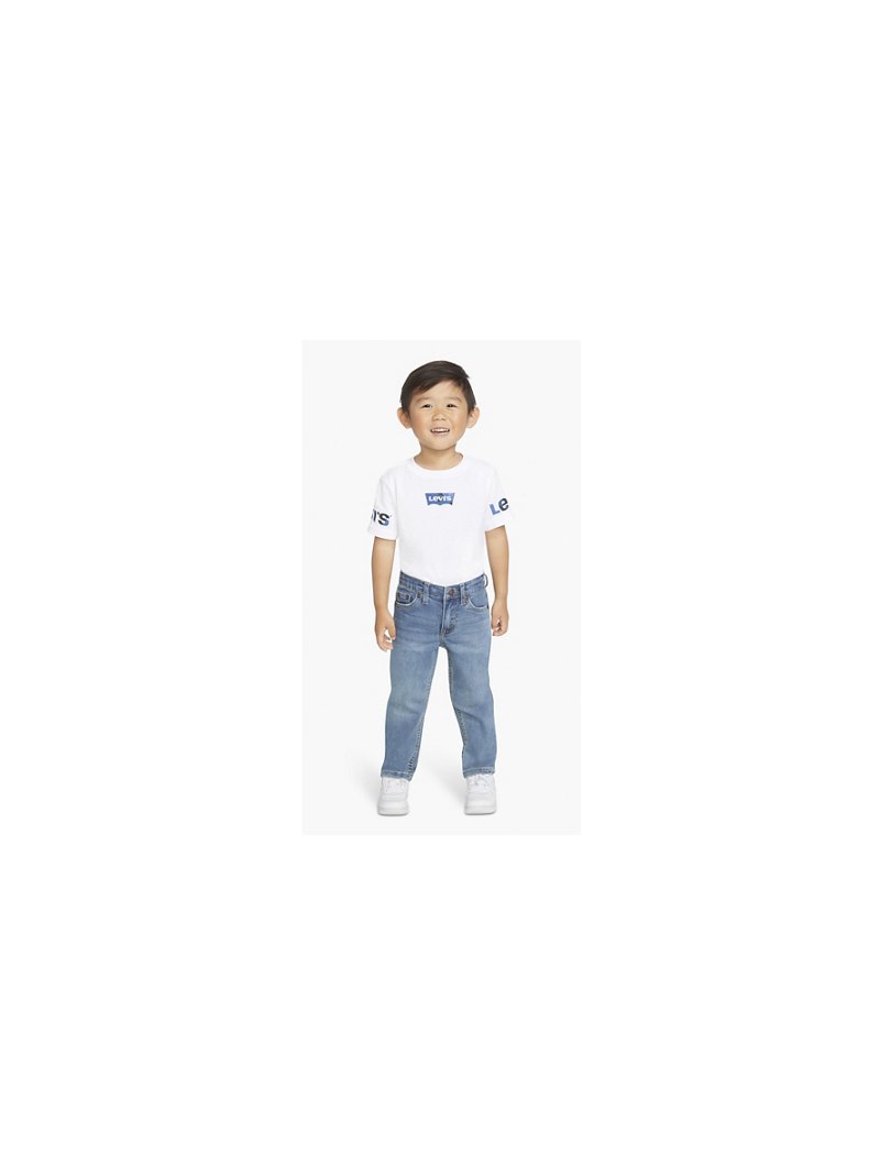Levi's 502™ Taper Fit Güclü Performans Cinsləri Uşaq Oğlanlar 2T-4T