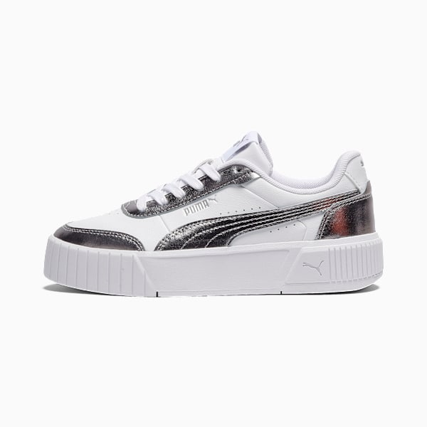 Puma Carina Mia Metallik Böyük Uşaqlar üçün Asanlıqla Giyilən Krossovka