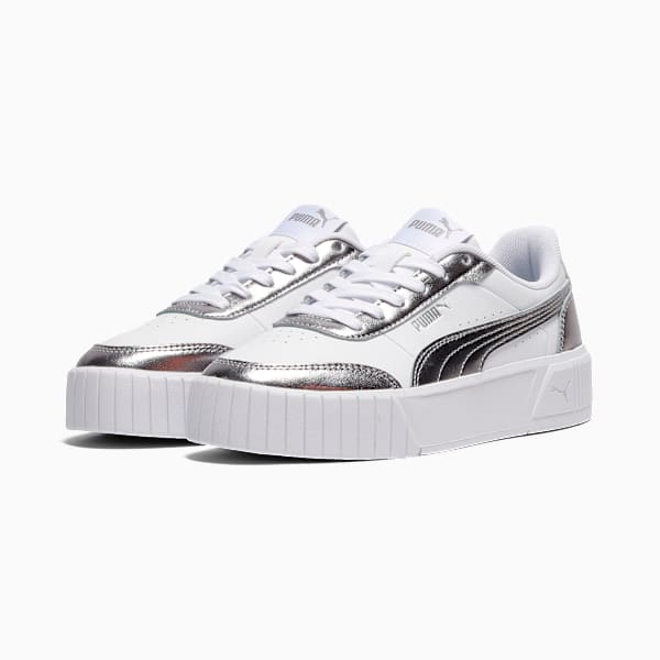 Puma Carina Mia Metallik Böyük Uşaqlar üçün Asanlıqla Giyilən Krossovka