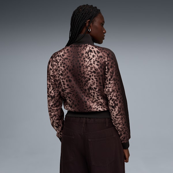 Puma Leopard Luxe Qadın T7 Idman Gödəkçəsi