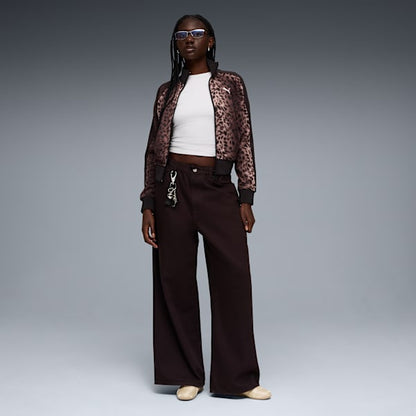 Puma Leopard Luxe Qadın T7 Idman Gödəkçəsi