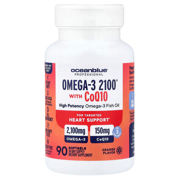 Oceanblue Professional Omega-3 2100 CoQ10 ilə Narıncı 90 Softgel