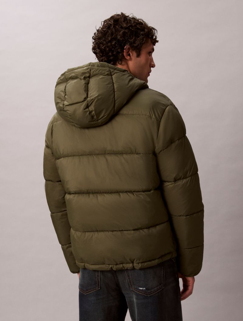 Calvin Klein Kapüşonlu Puffer Gödəkçə