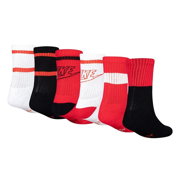 Uşaq Nike 6-Pack Gündəlik Yastıqlı Dri-FIT Çorap