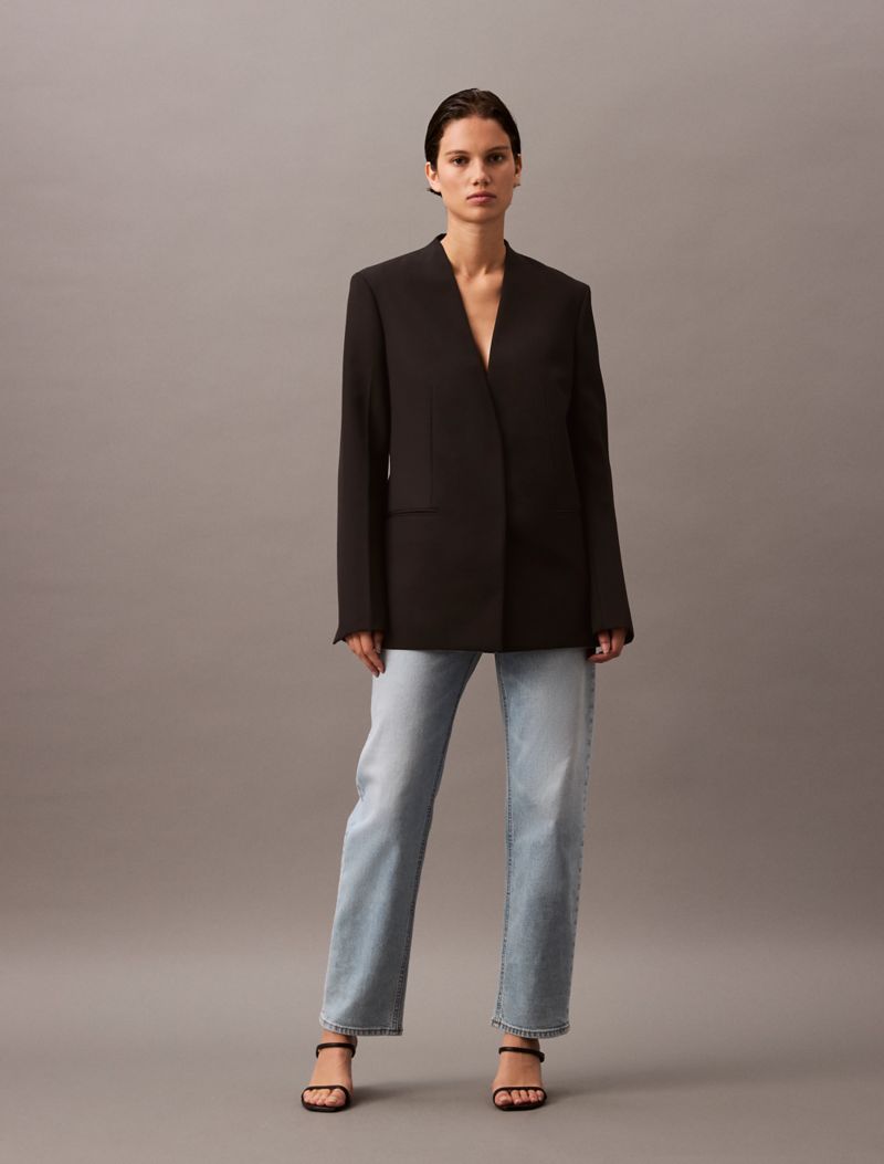Calvin Klein Classic Crepe Blazer