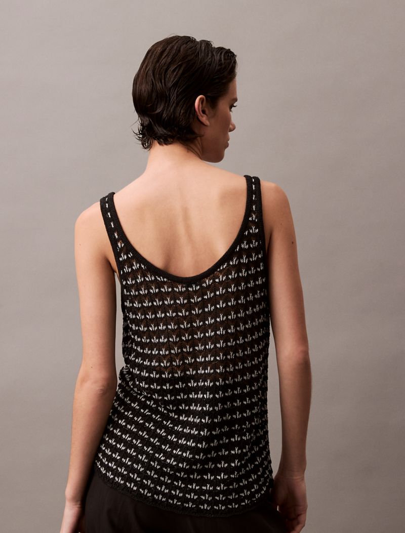 Calvin Klein Jacquard Teksturlu Atlet