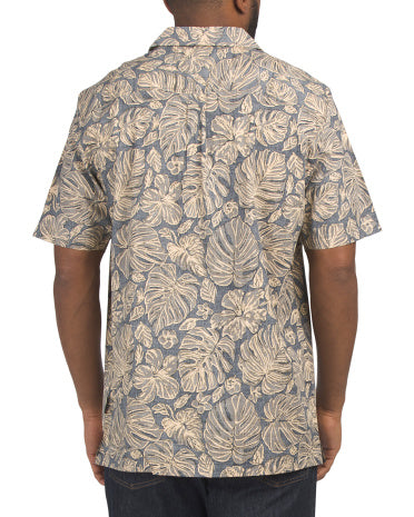 QUIKSILVER Foray Leafy Camp Yakalı Toxunma Köynəyi