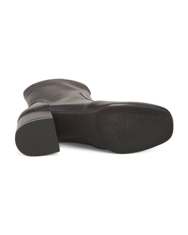 STUART WEITZMAN İspaniyada İstehsal Dəri Sleek 60 Çorap Çəkmə