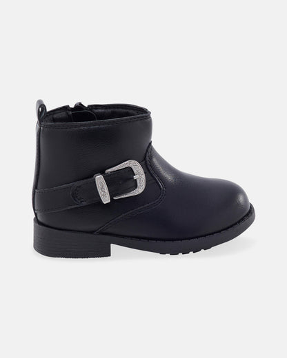 OshKosh B'gosh Kiçik Qız Moda Çəkmələri - Qara