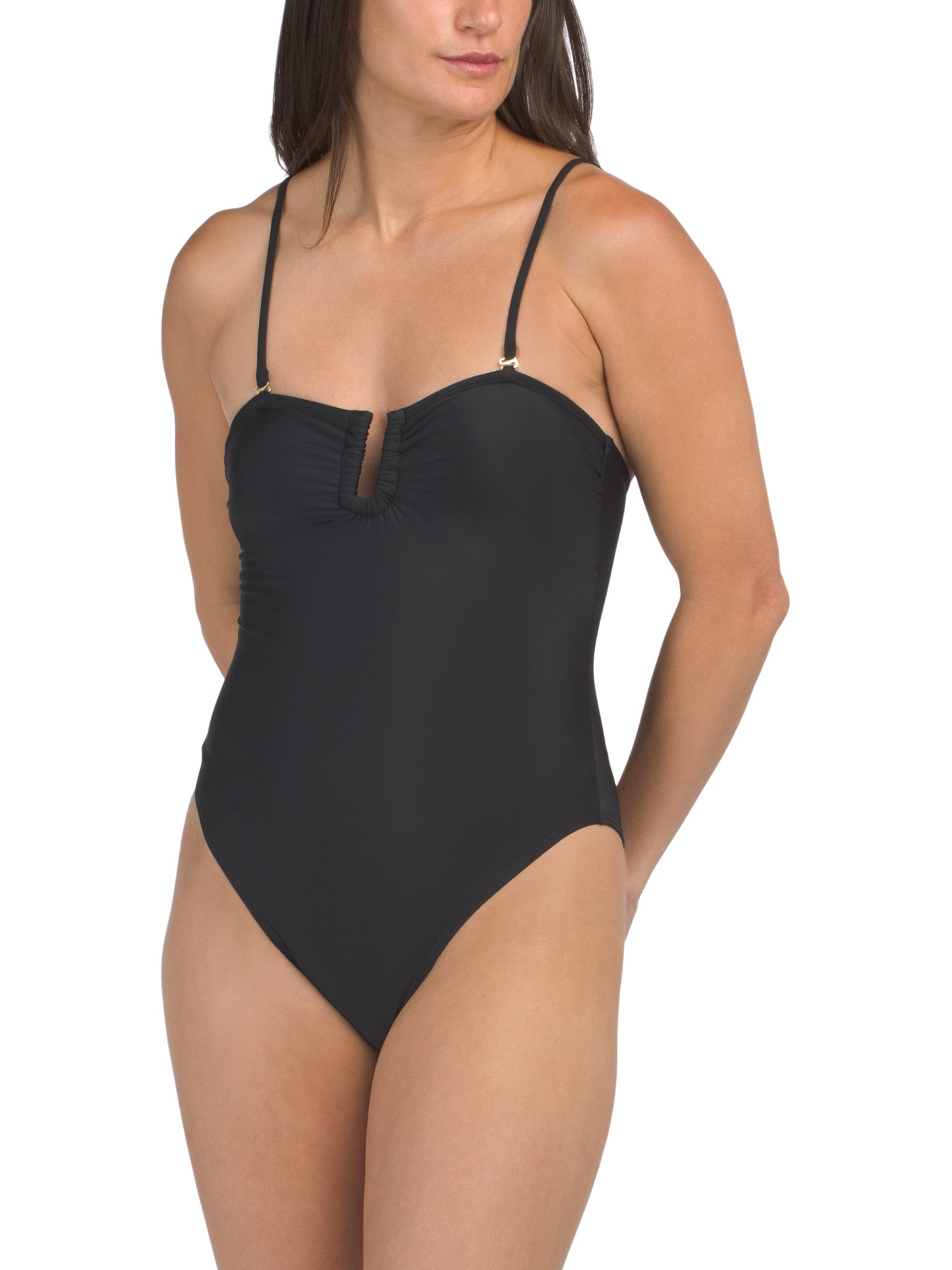 Bandeau Stilində Bir Parça Mayosu