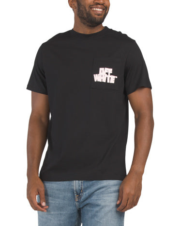 OFF WHITE Portuqaliyada İstehsal Edilmiş Təsnif Fit Əl Oxu Qısa Tərəfli Köynək