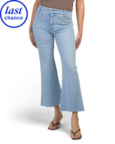 Petite Marlow Skimmer Cins Şalvar Dəlik Tikişi ilə