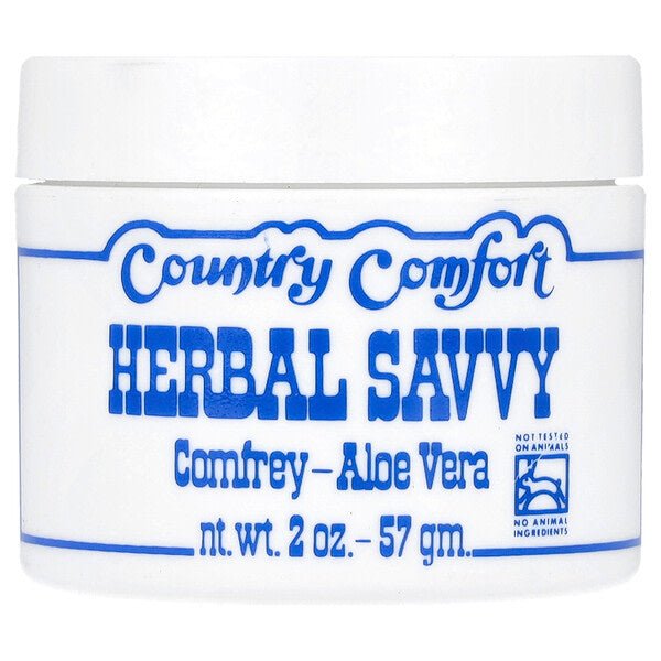 Country Comfort Herbal Savvy Comfrey Aloe Vera 57 G