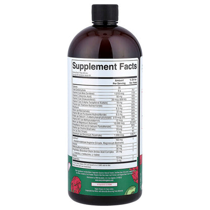 Maryruth S Maye Multivitamin Saç Böyümə Üçün Əjənt Qarpız Qovun 30 Fl Oz 887 Ml
