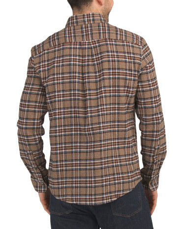 LANDS END Lakeside Flannel Köynəyi