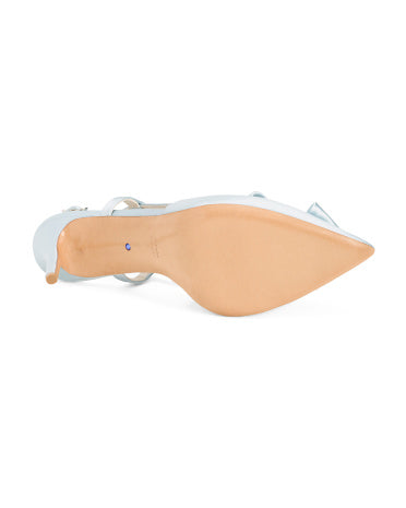SOMETHING BLEU Made In Italy Harper Slingback Pumps