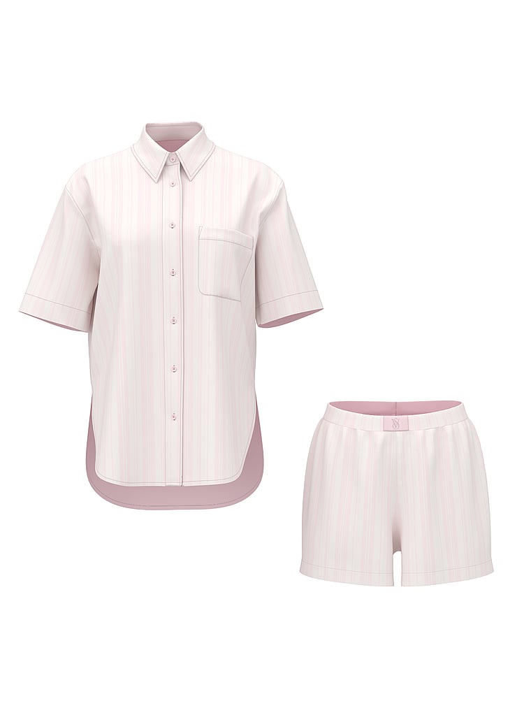 Victoria's Secret Modal-Pambıq Qısa Pijama Dəsti