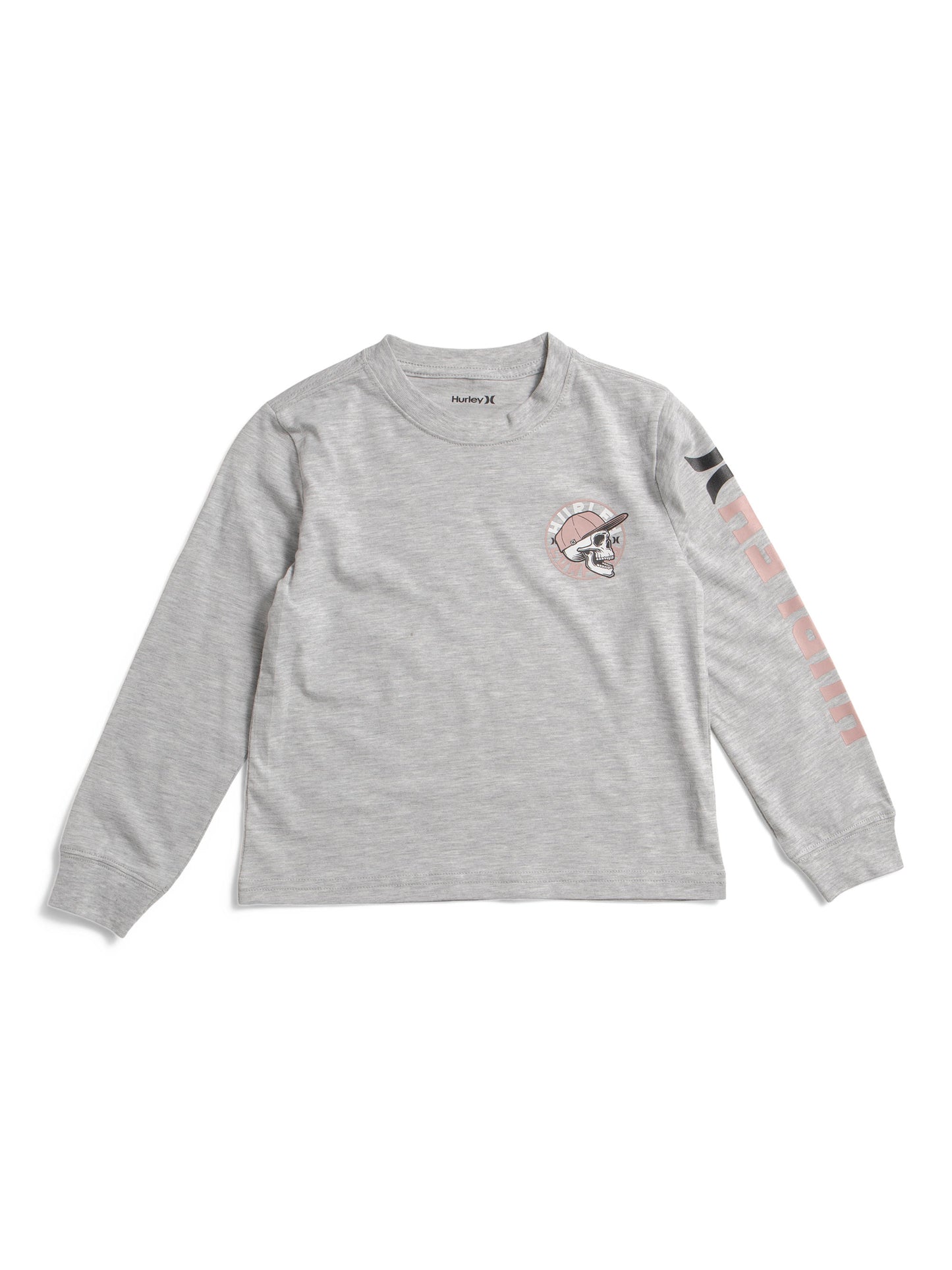 HURLEY Oğlan Kəllə Baskılı Uzun Kollu Köynək